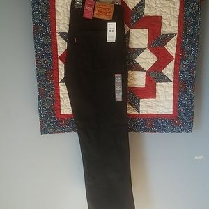 Men's Black Levi Jeans 559 Relaxed Straight